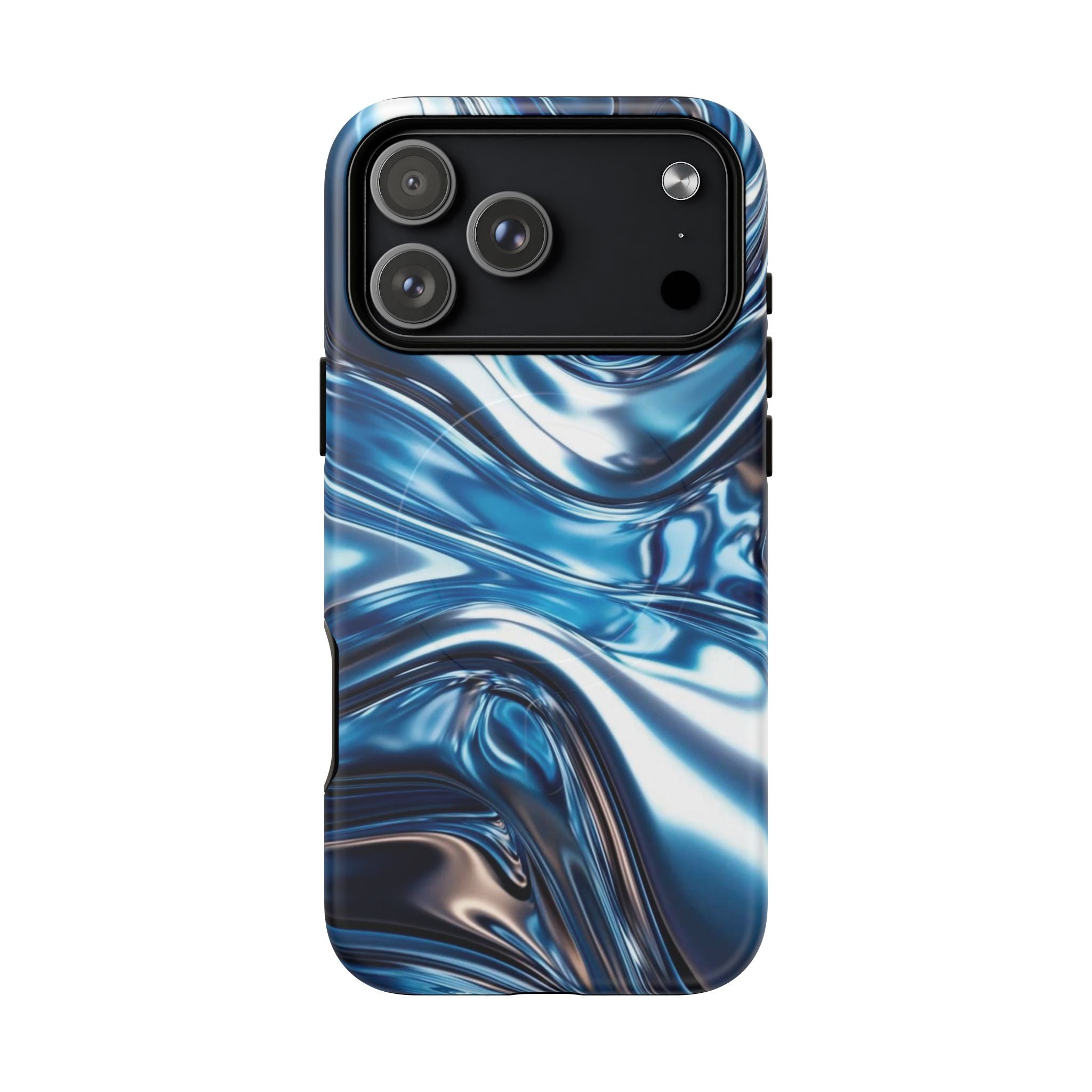 Mirror Gradient Blue Magnetic Phone Case