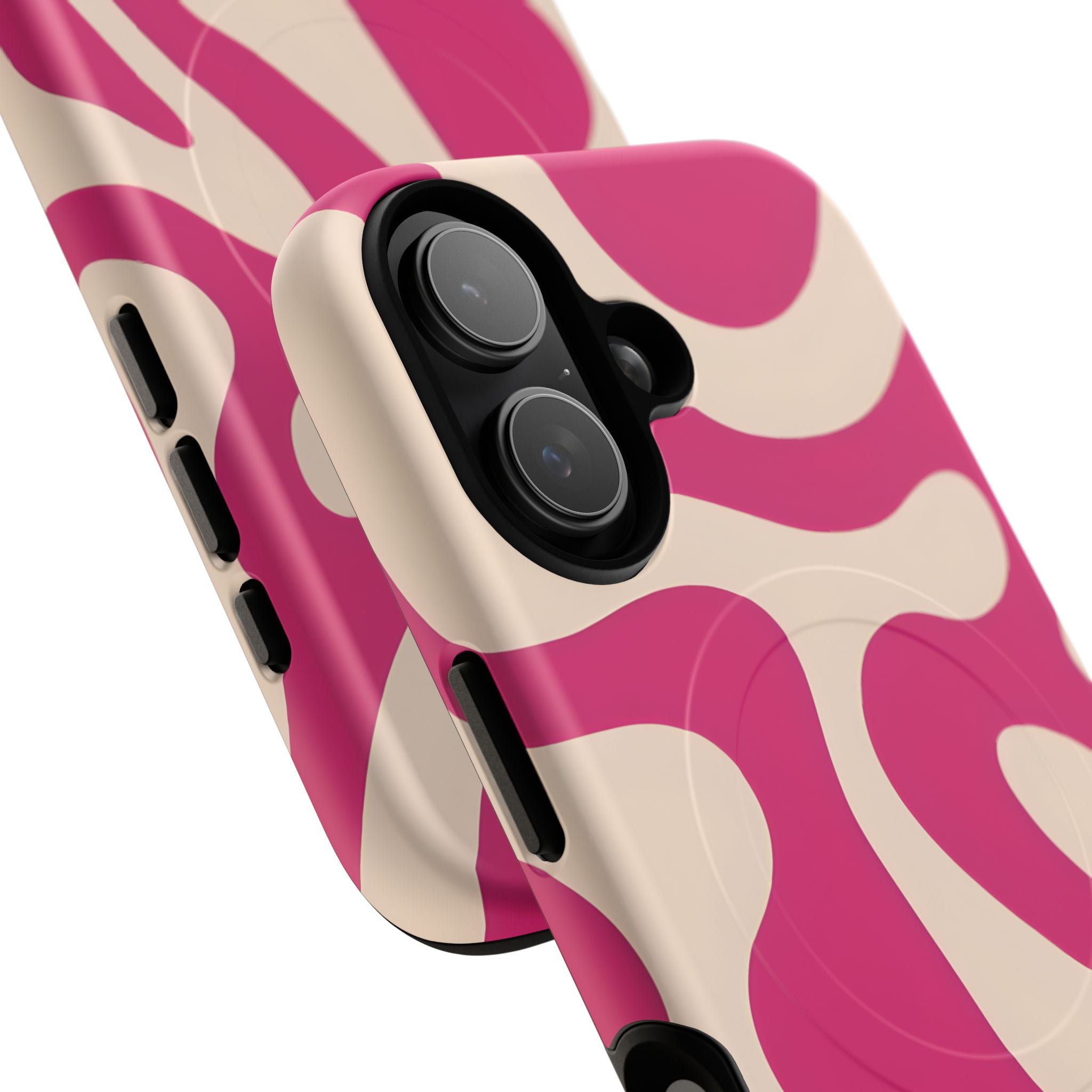 Abstract Pink iPhone Case – Stylish Artistic Protective Cover