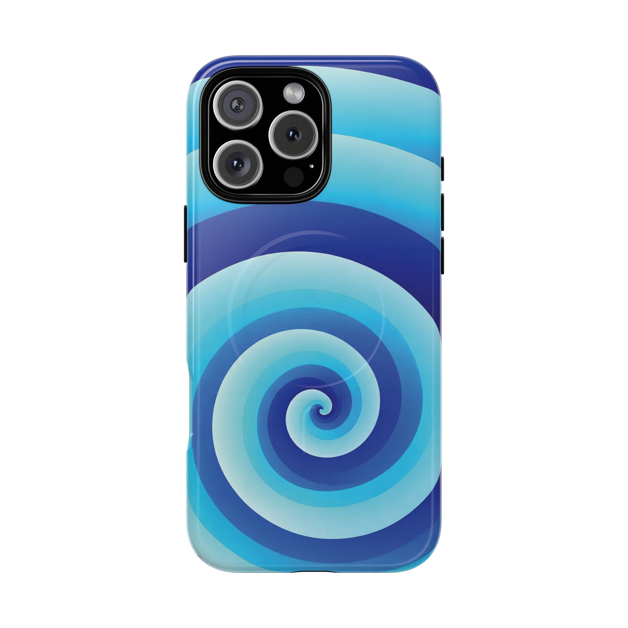 Blue Spiral Magnetic Phone Case