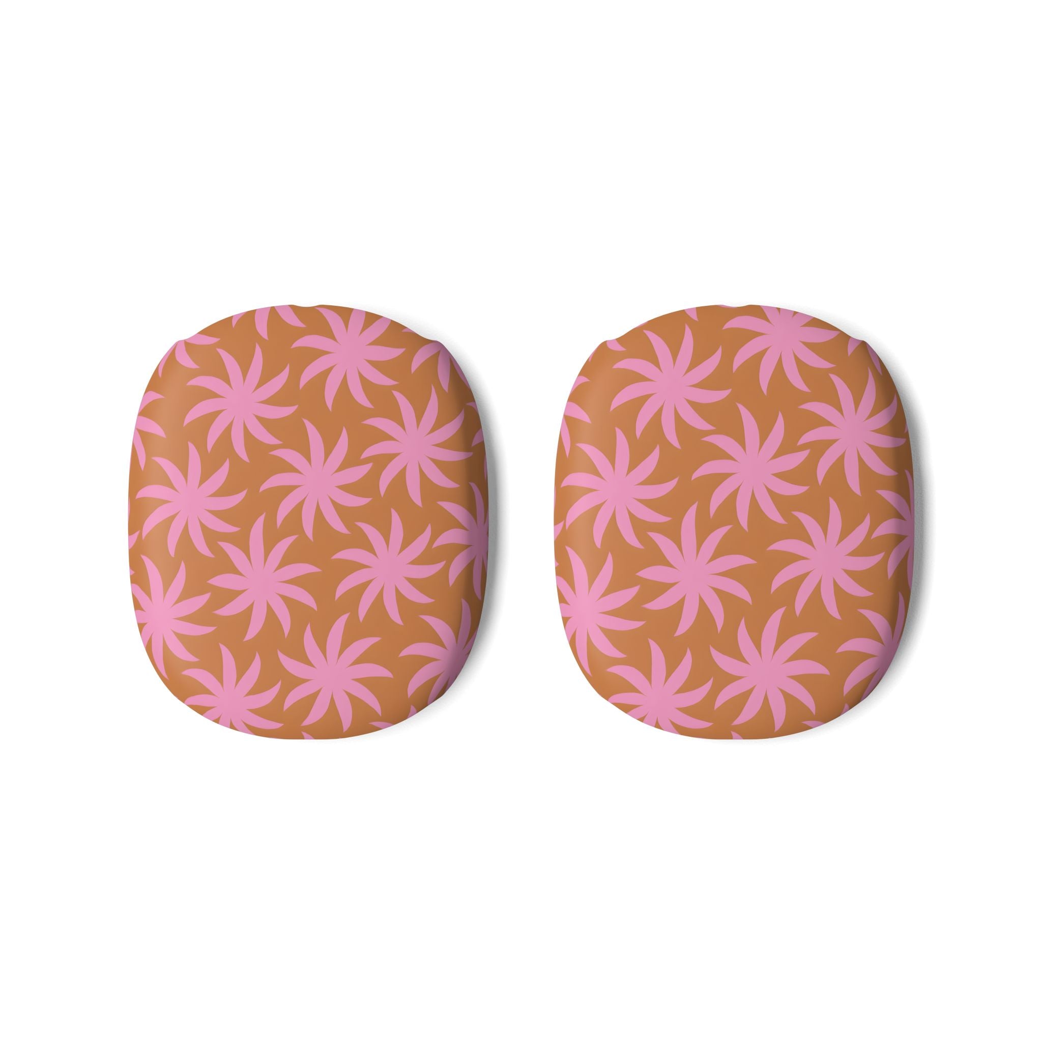 Floral Burst AirPods Max Case – Pink Palm Pattern Protective Covers