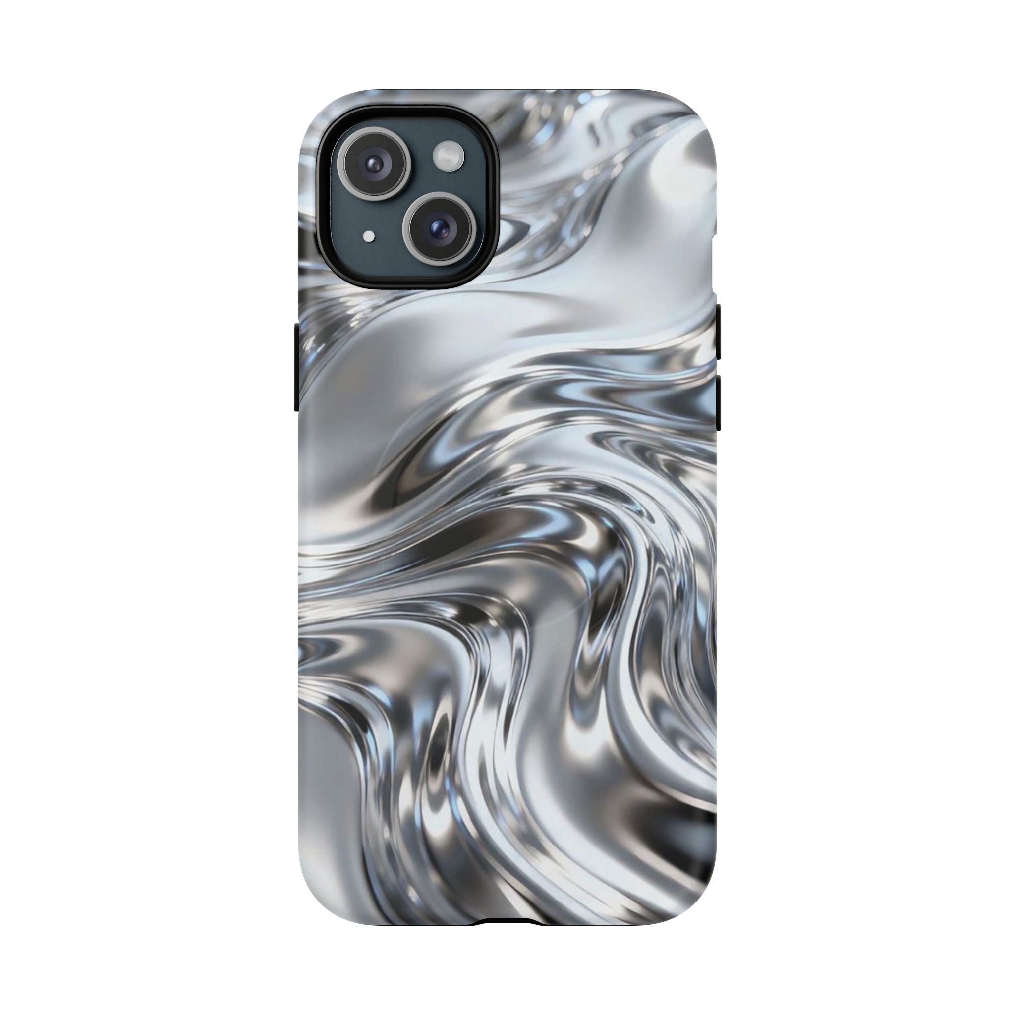 Mirror Gradient Tough Magnetic Case — Reflective Magnetic Phone Cover