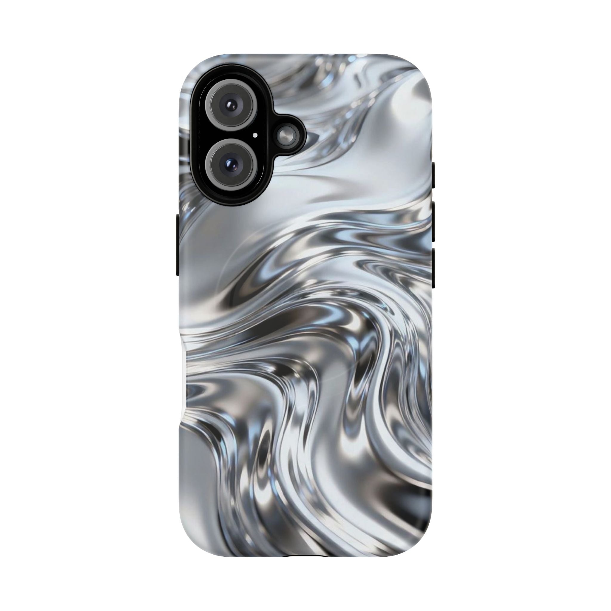 Mirror Gradient Tough Magnetic Case — Reflective Magnetic Phone Cover