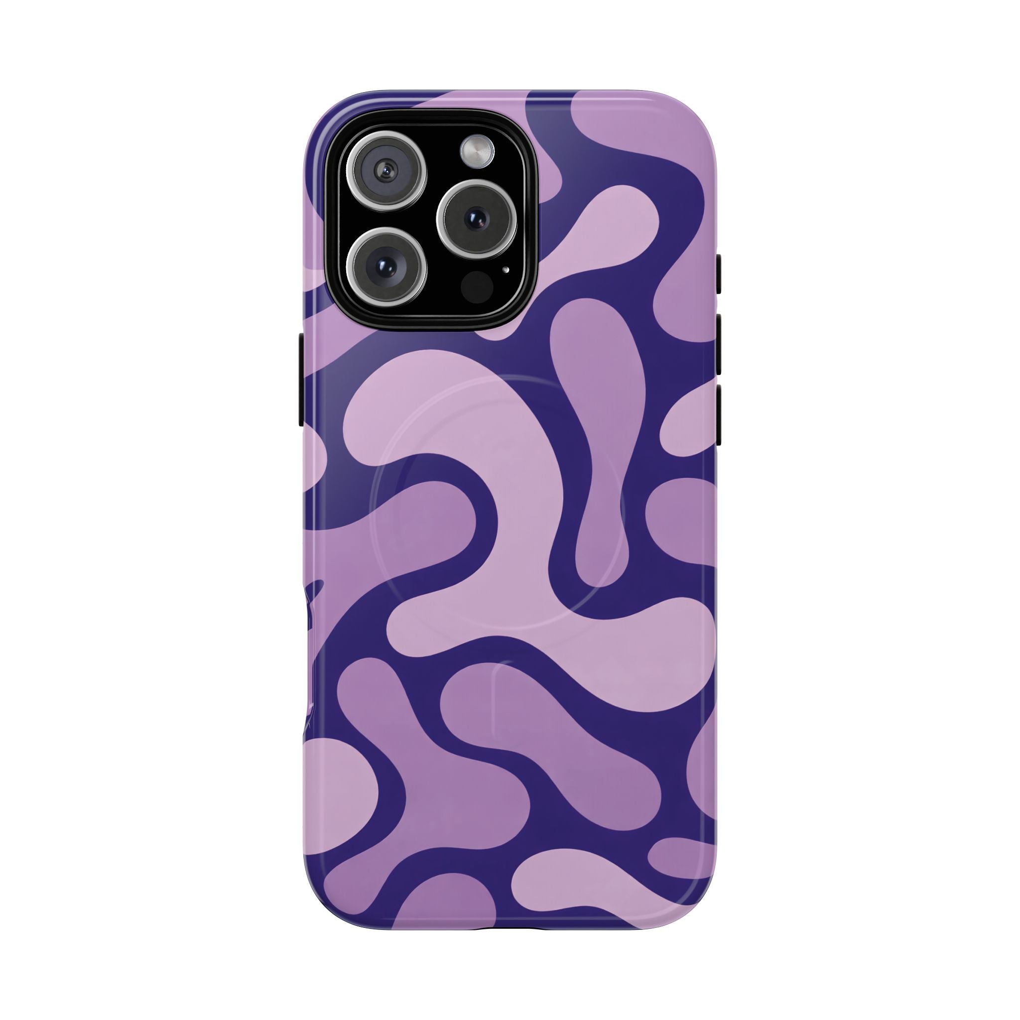 Purple Pattern Magnetic Case