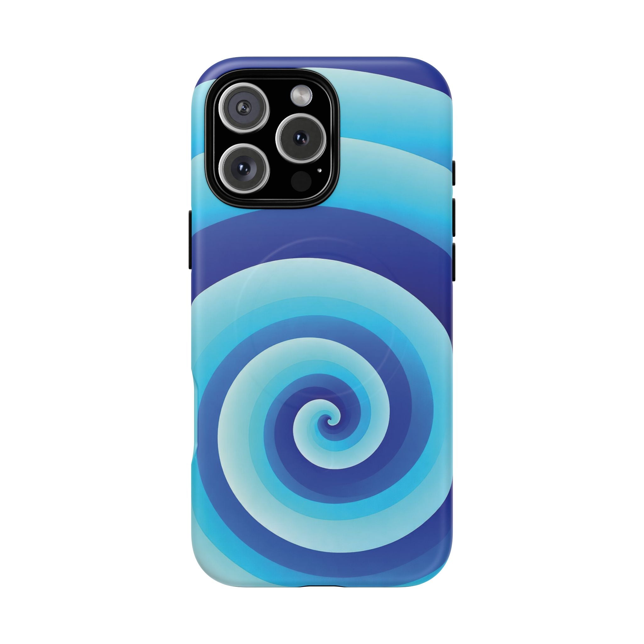 Blue Spiral Magnetic Phone Case