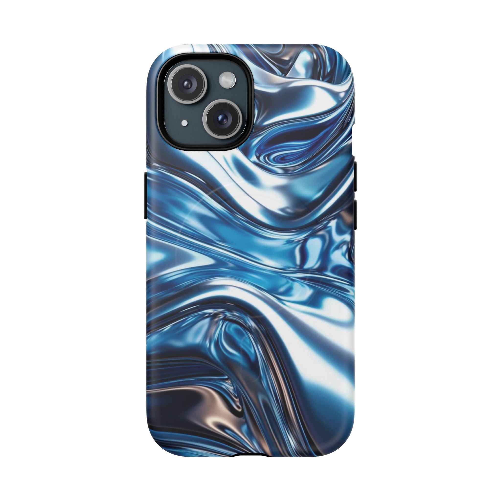 Mirror Gradient Blue Magnetic Phone Case