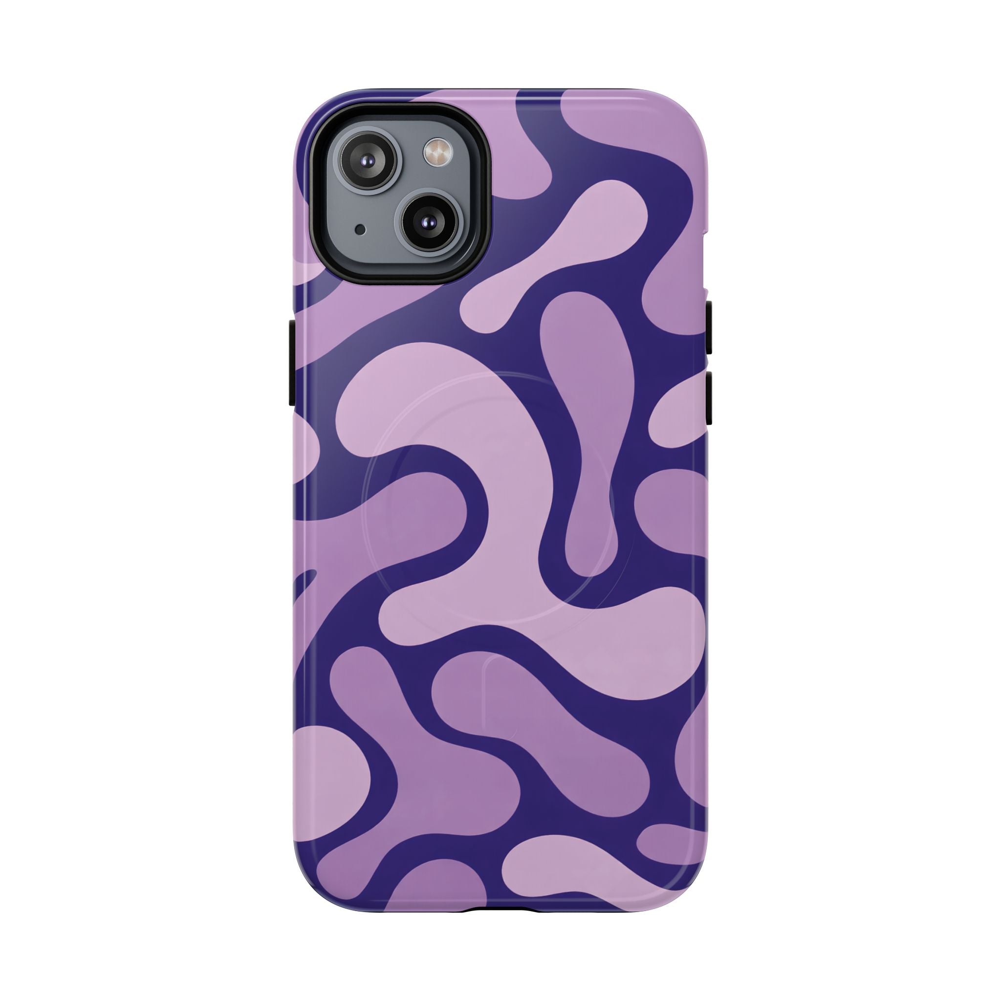 Purple Pattern Magnetic Case
