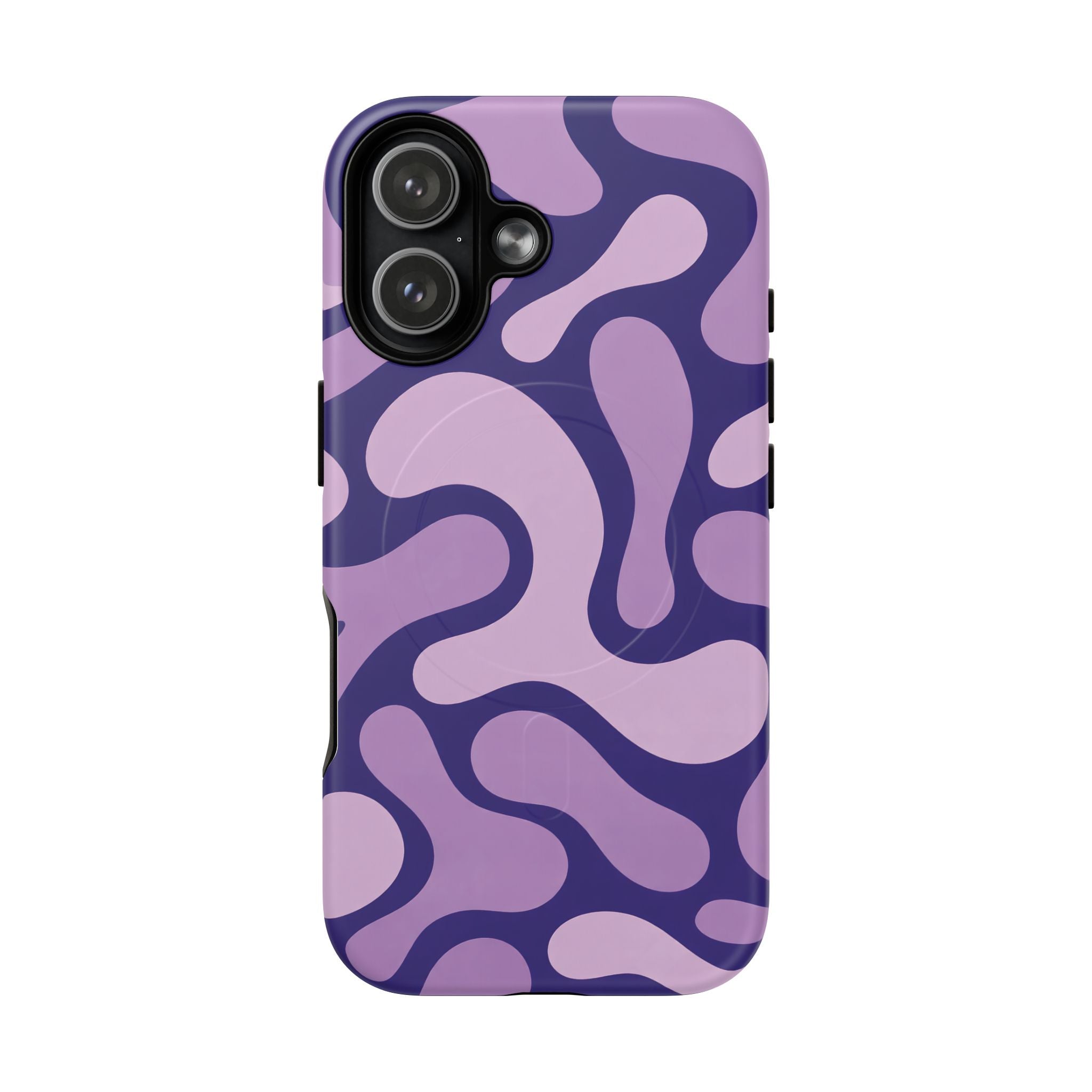 Purple Pattern Magnetic Case