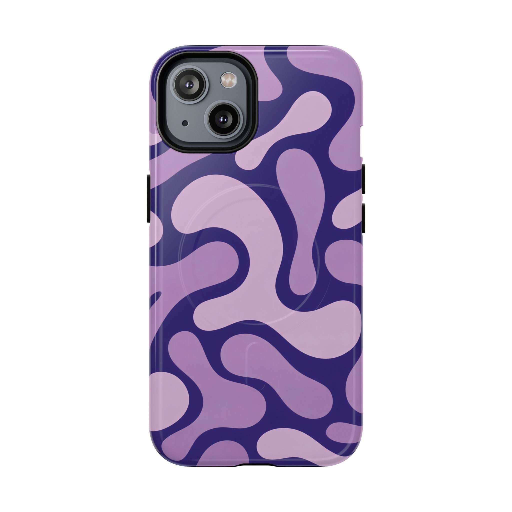 Purple Pattern Magnetic Case
