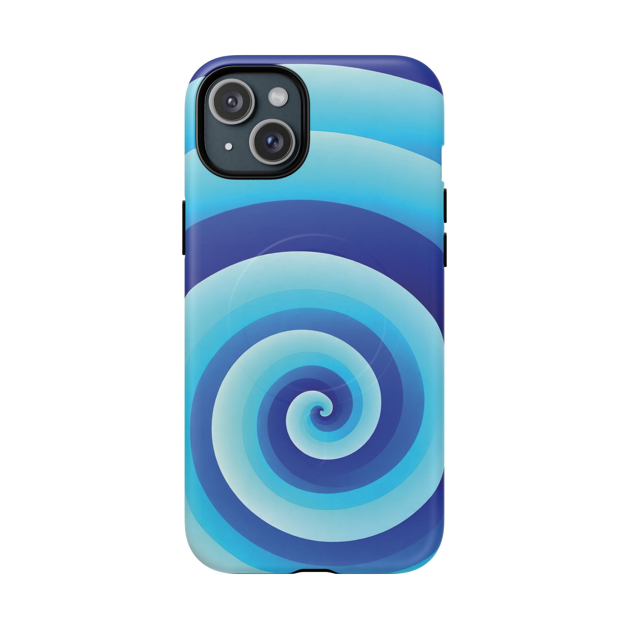 Blue Spiral Magnetic Phone Case