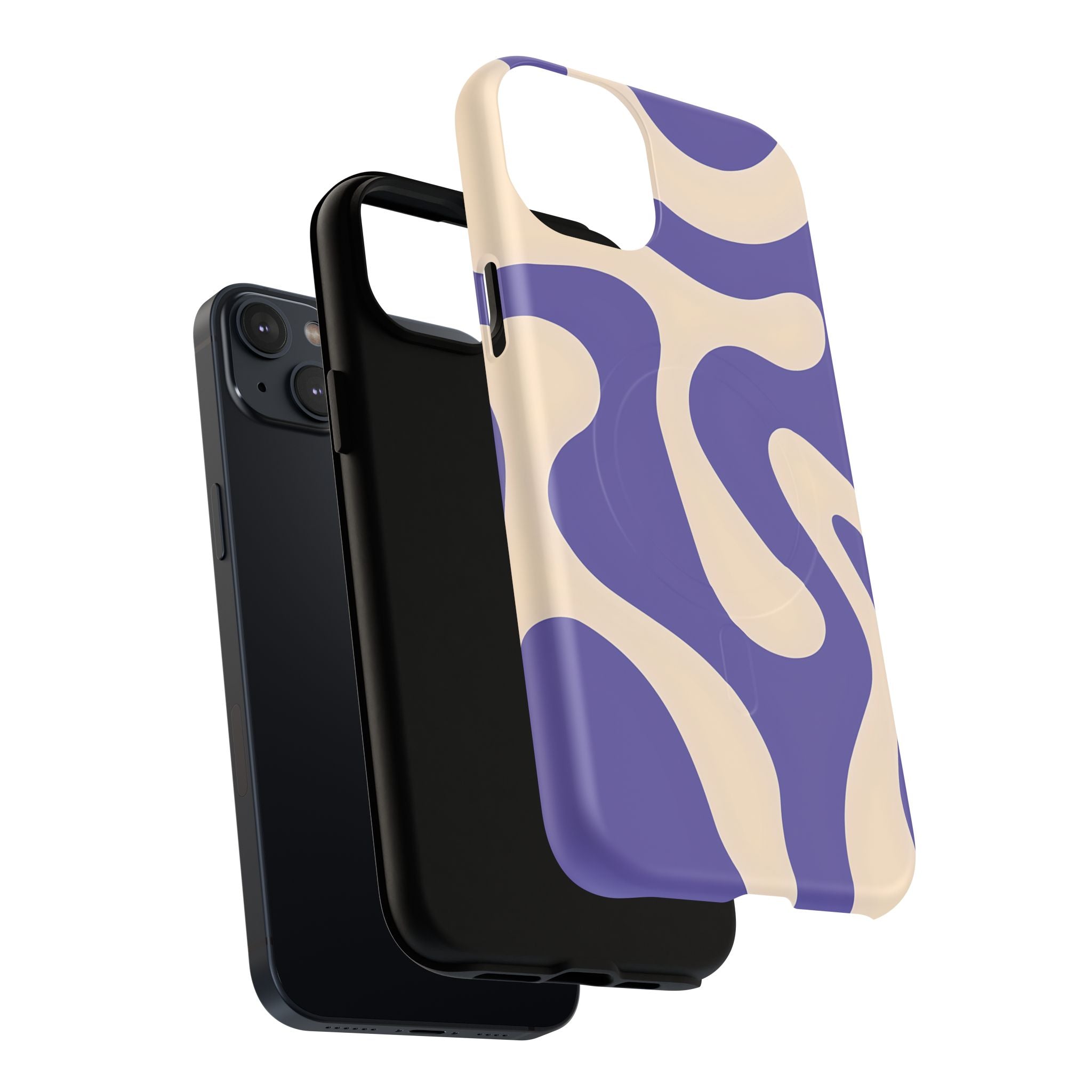 Abstract Purple | iPhone Case – Stylish Artistic Protective Cover