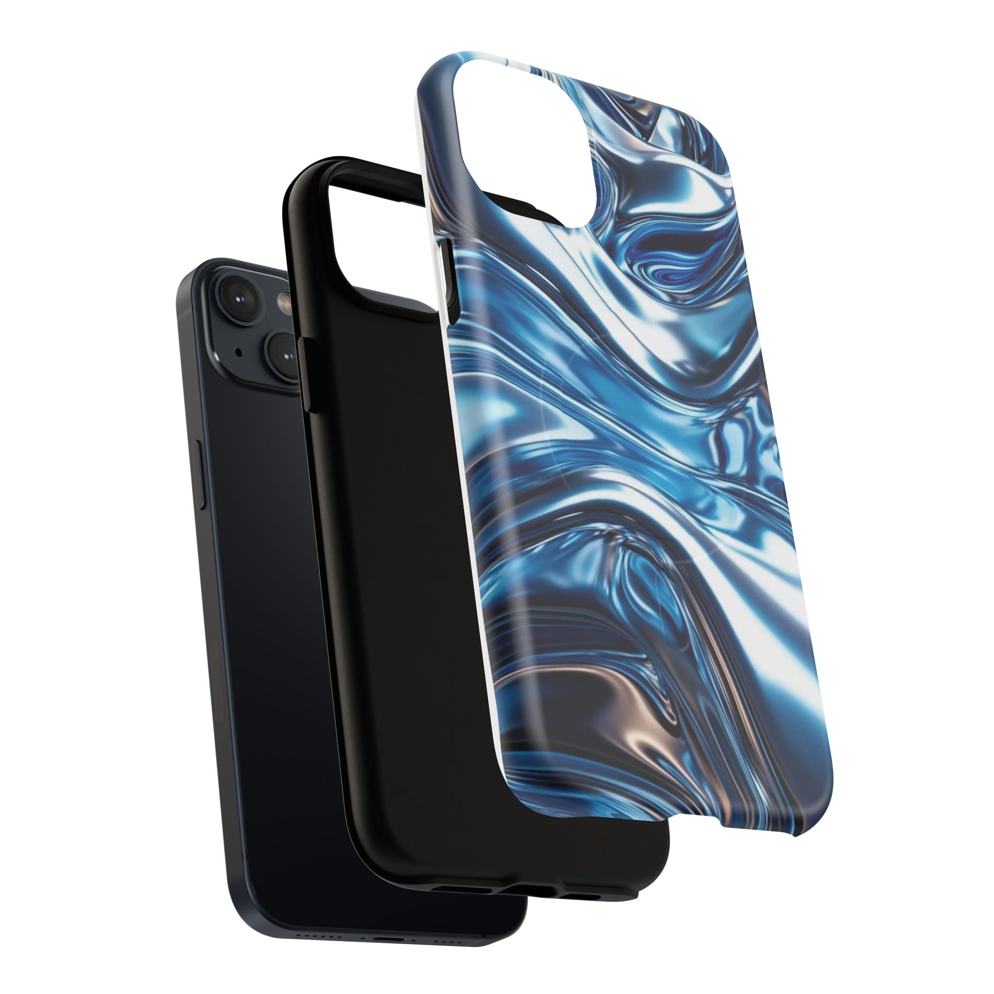 Mirror Gradient Blue Magnetic Phone Case