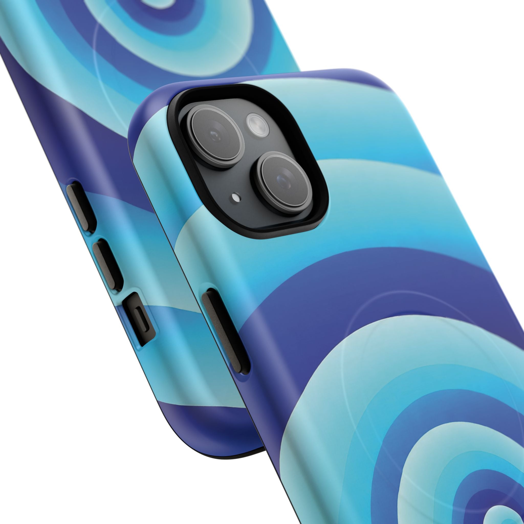 Blue Spiral Magnetic Phone Case