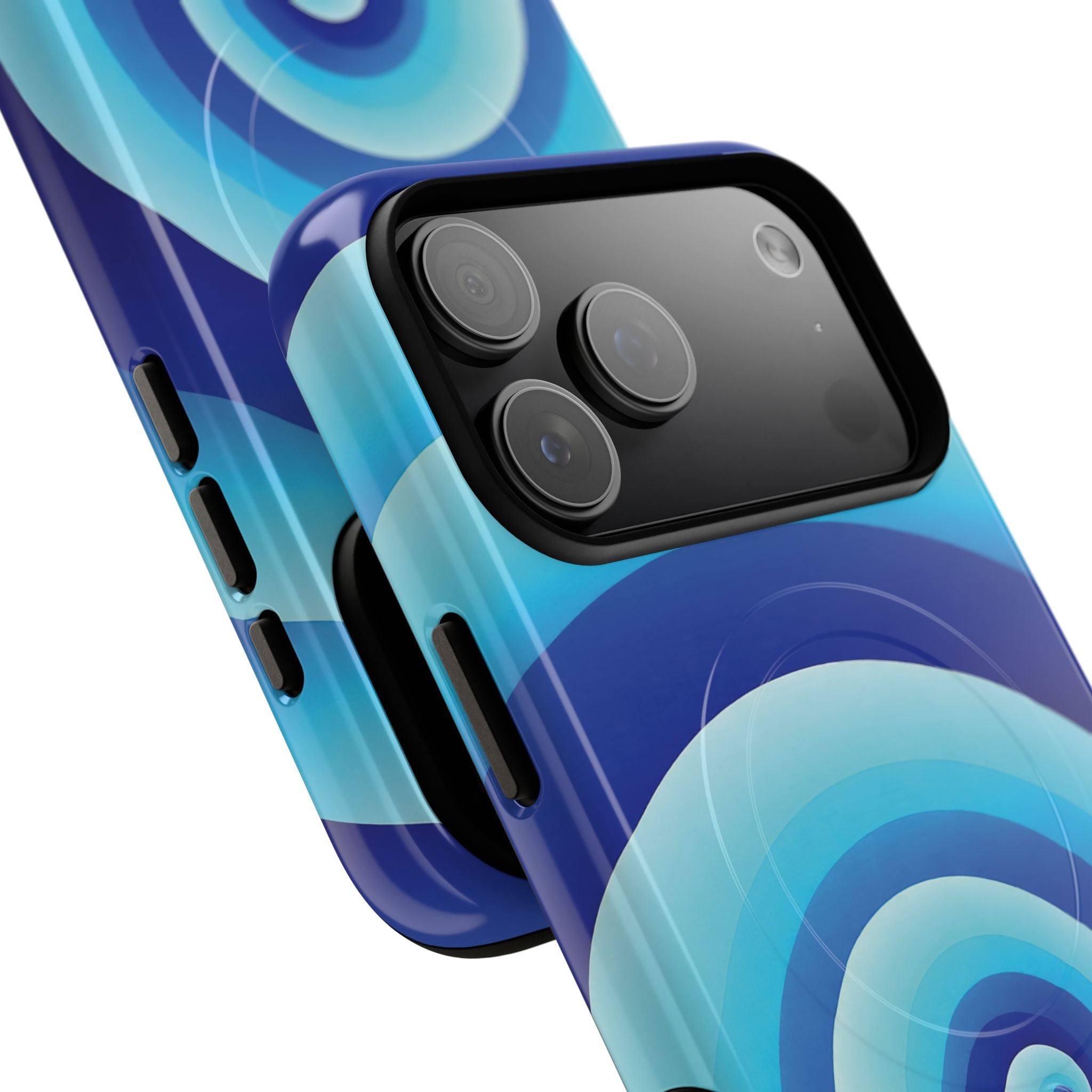Blue Spiral Magnetic Phone Case