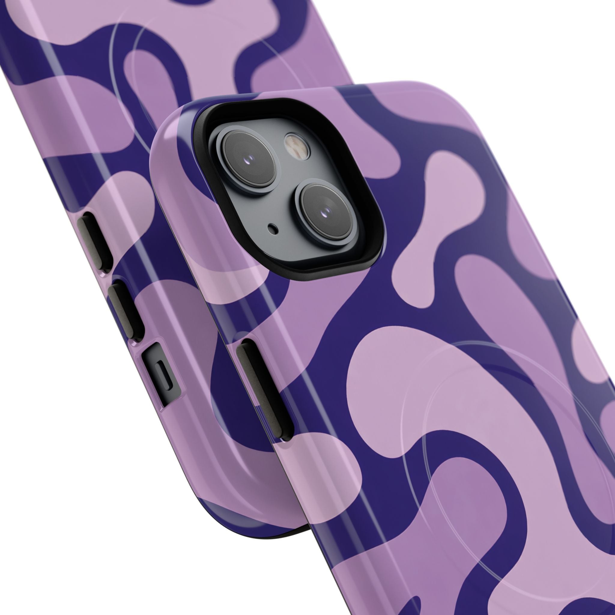 Purple Pattern Magnetic Case