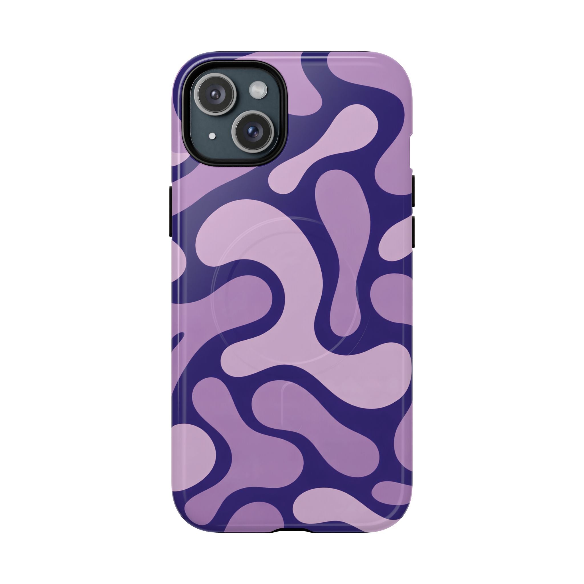 Purple Pattern Magnetic Case