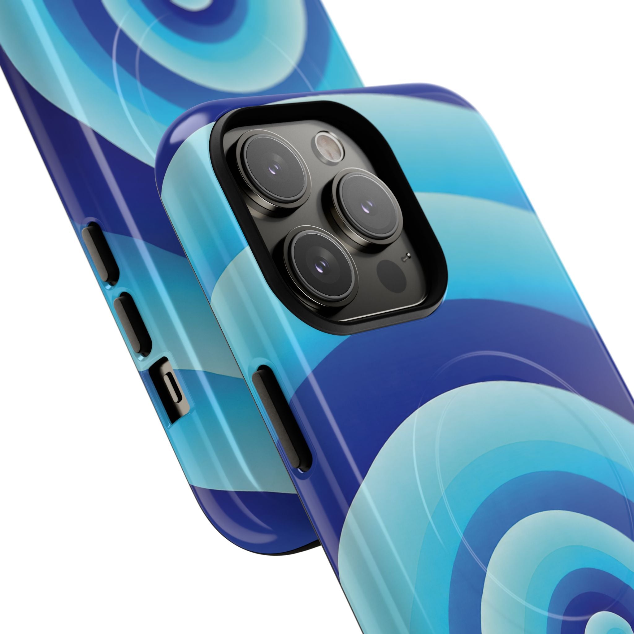 Blue Spiral Magnetic Phone Case
