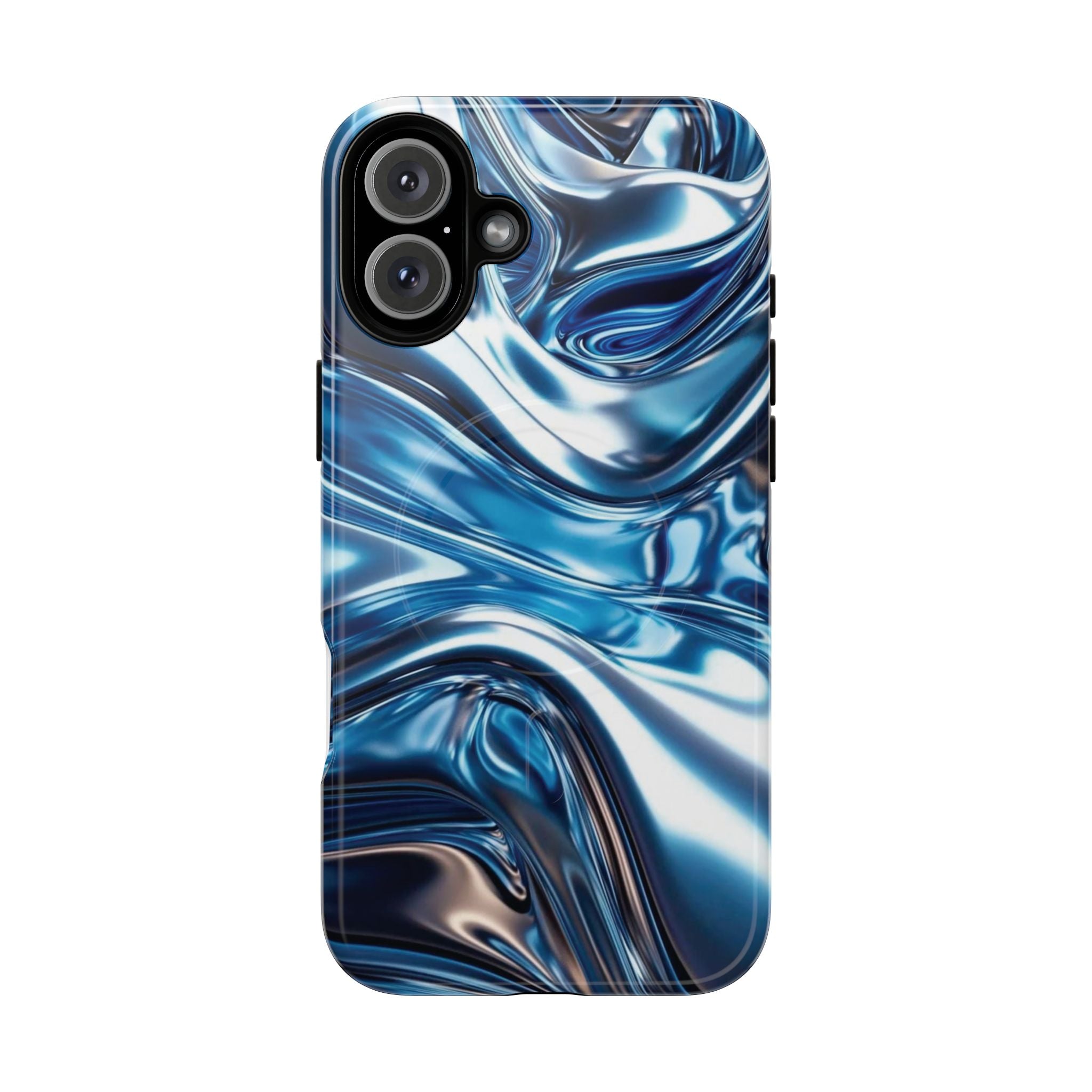 Mirror Gradient Blue Magnetic Phone Case