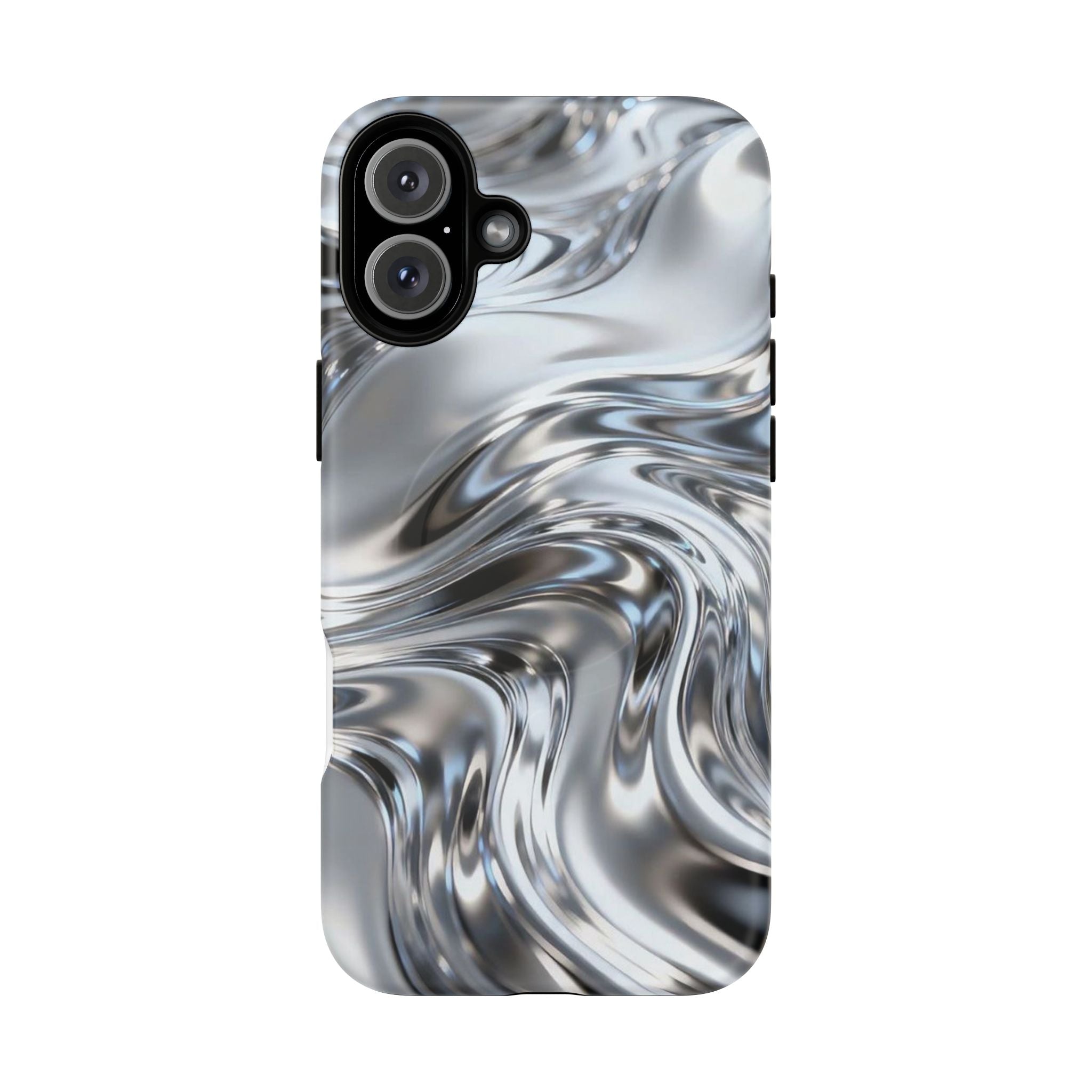 Mirror Gradient Tough Magnetic Case — Reflective Magnetic Phone Cover