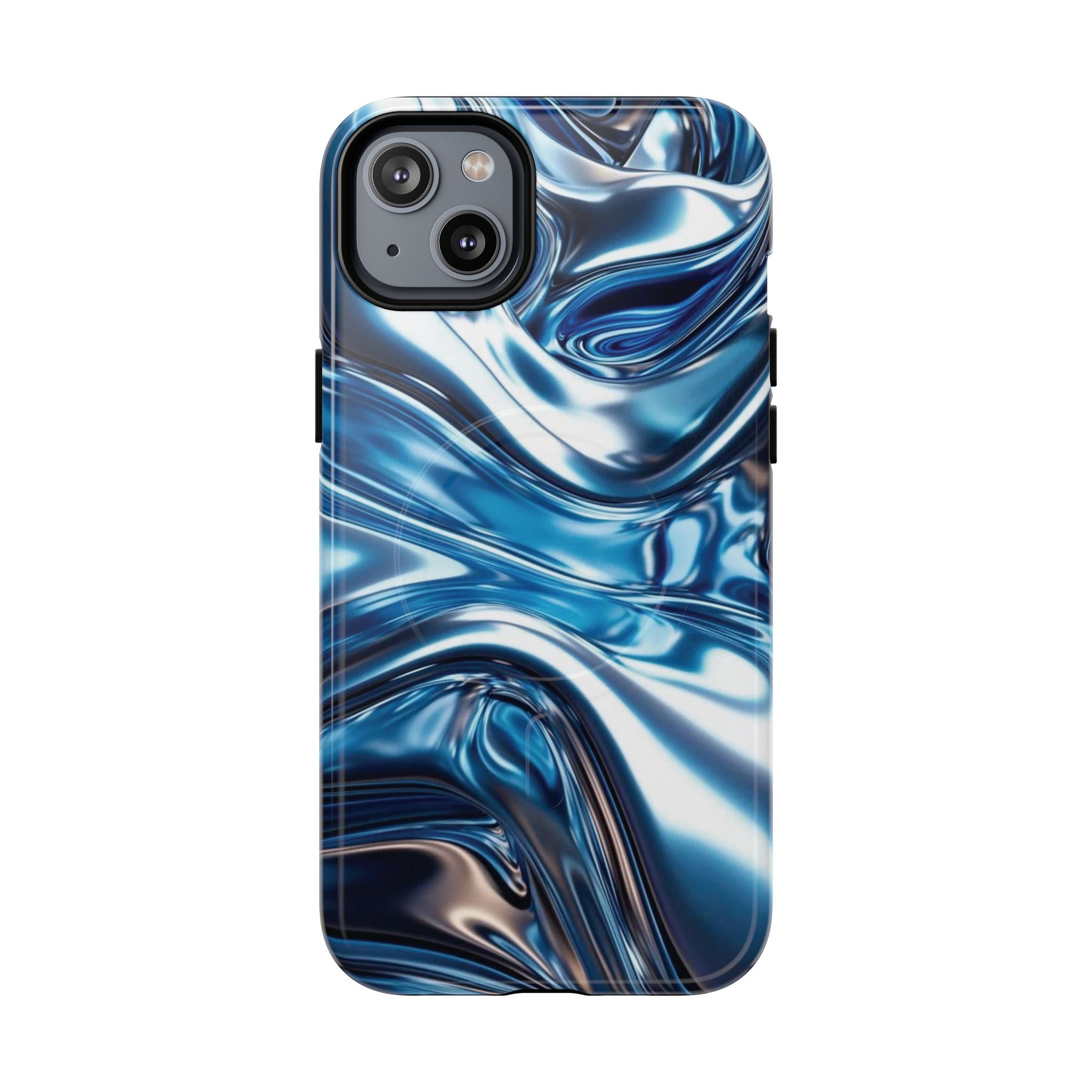 Mirror Gradient Blue Magnetic Phone Case