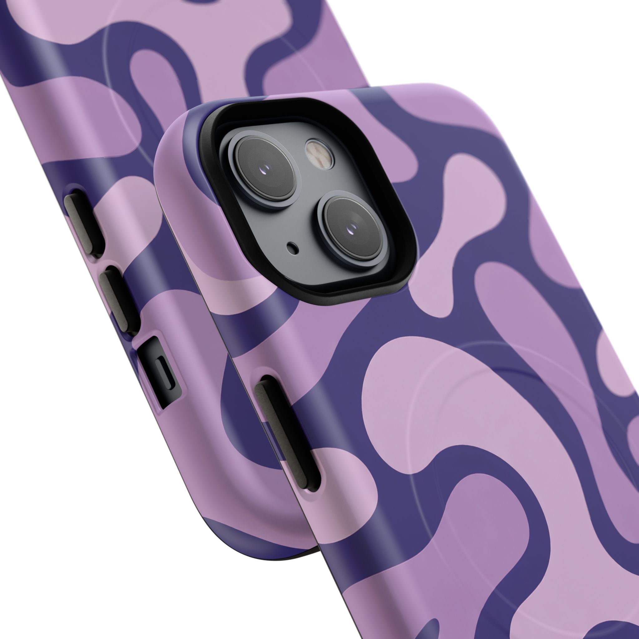 Purple Pattern Magnetic Case