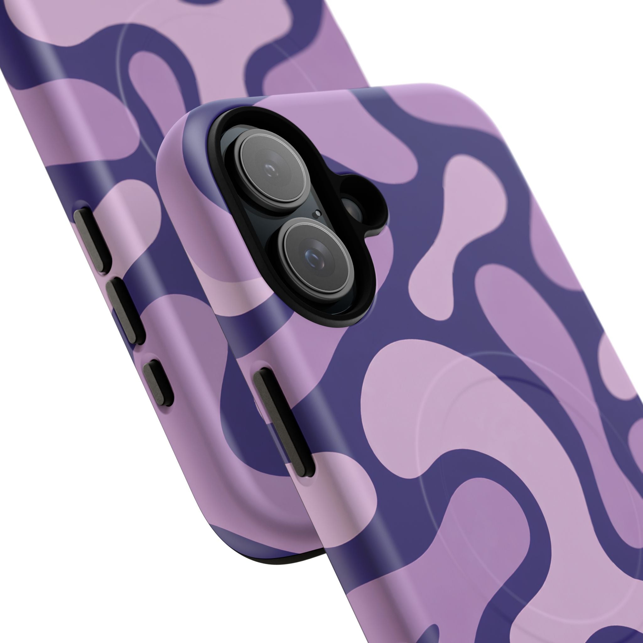 Purple Pattern Magnetic Case